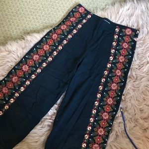 Embroidered Zara Culottes